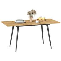 ESSTISCH Rhyvorn 160/75/77 cm - Braun, Holz (160/75/77cm) - ZMH