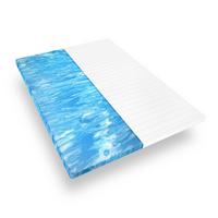 GEL TOPPER 160x200 cm – Matratzenauflage 5 cm für Druckentlastung, atmungsaktiver Matratzentopper mit Mikrofaserbezug - Weiß, Textil (160/200cm) - Mister Sandman