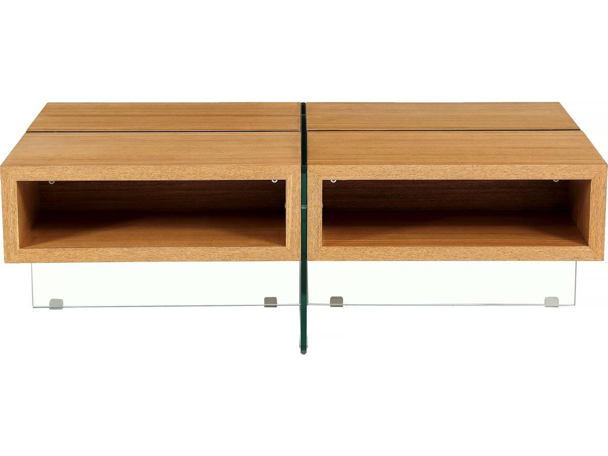 COUCHTISCH milano Braun - Braun, Holz (120/60/40cm) - Habitat Garten