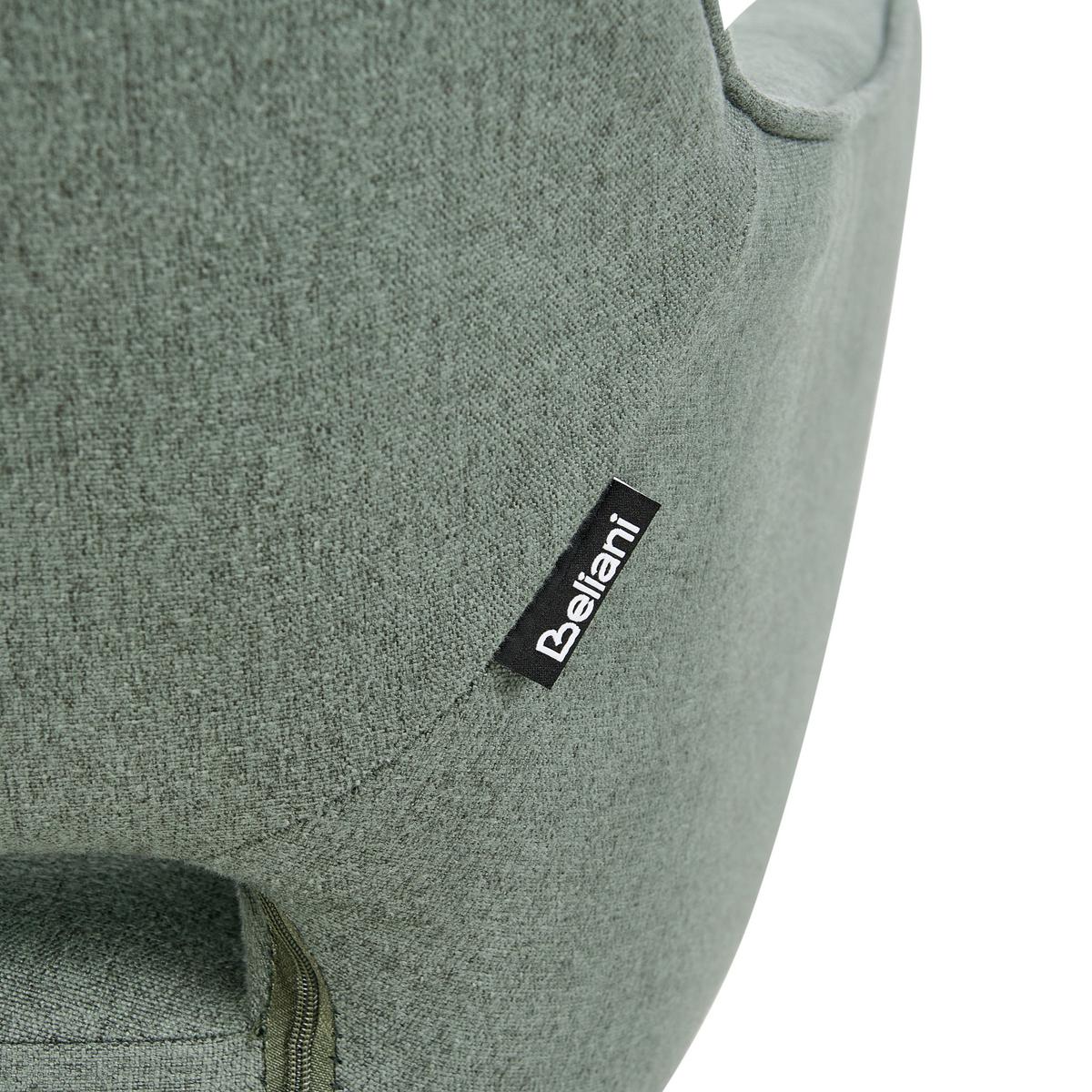 ESSZIMMERSTUHL 2er-Set Grün Mira - Schwarz/Grün, Textil (56/84/60cm) - Beliani