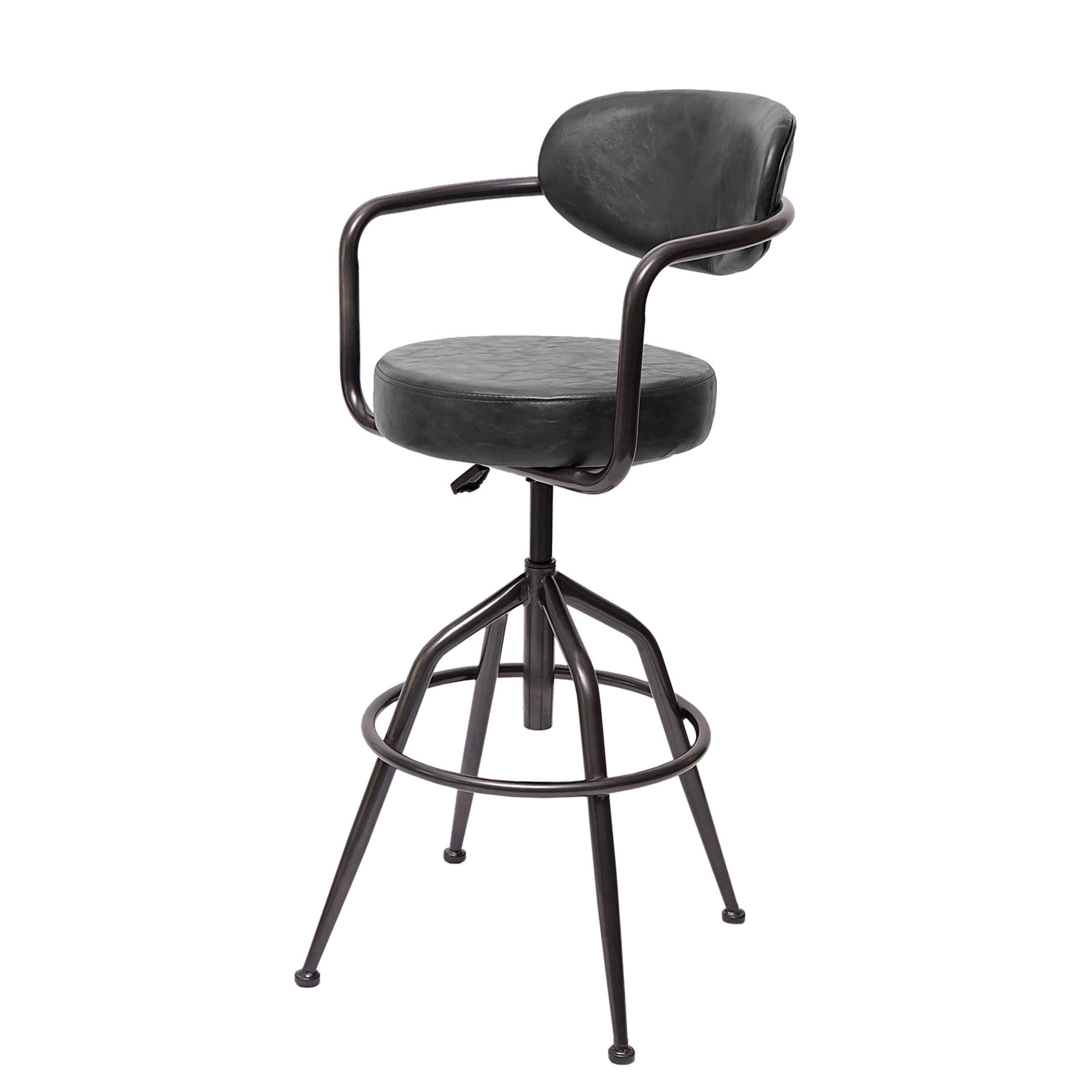 BARHOCKER H10F Grau - Grau, Textil (53/106/43cm) - MCW