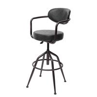 BARHOCKER H10F Grau - Grau, Textil (53/106/43cm) - MCW