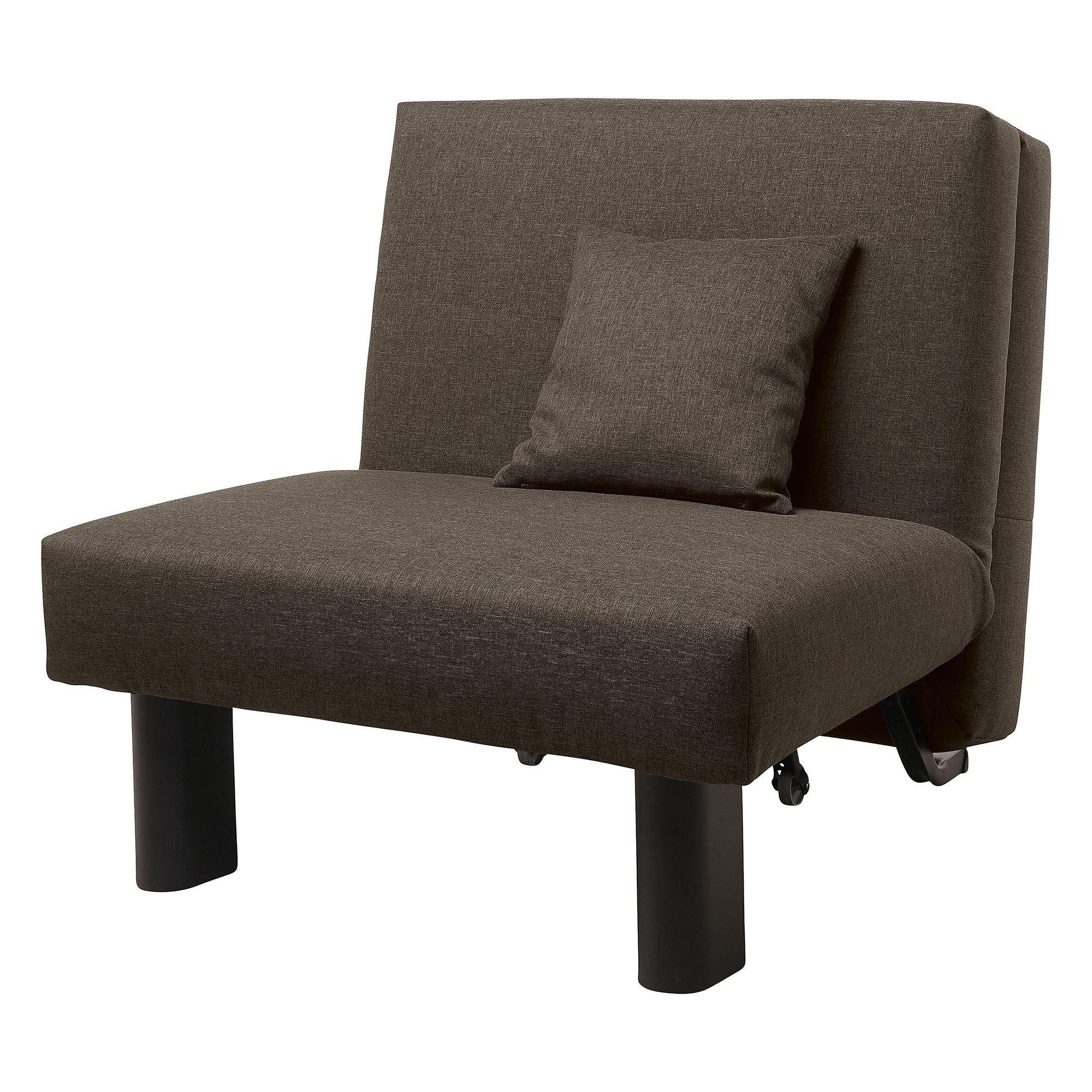 FALTSESSEL Kalomira Bezug Flachgewebe Metall schwarz / braun - Braun, Kunststoff (100/85/85cm) - 58aufmkessel