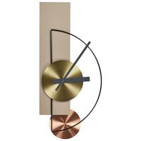 WANDUHR 31 cm Metall Beige Cevins - Beige, Metall (31/63/4cm) - Beliani