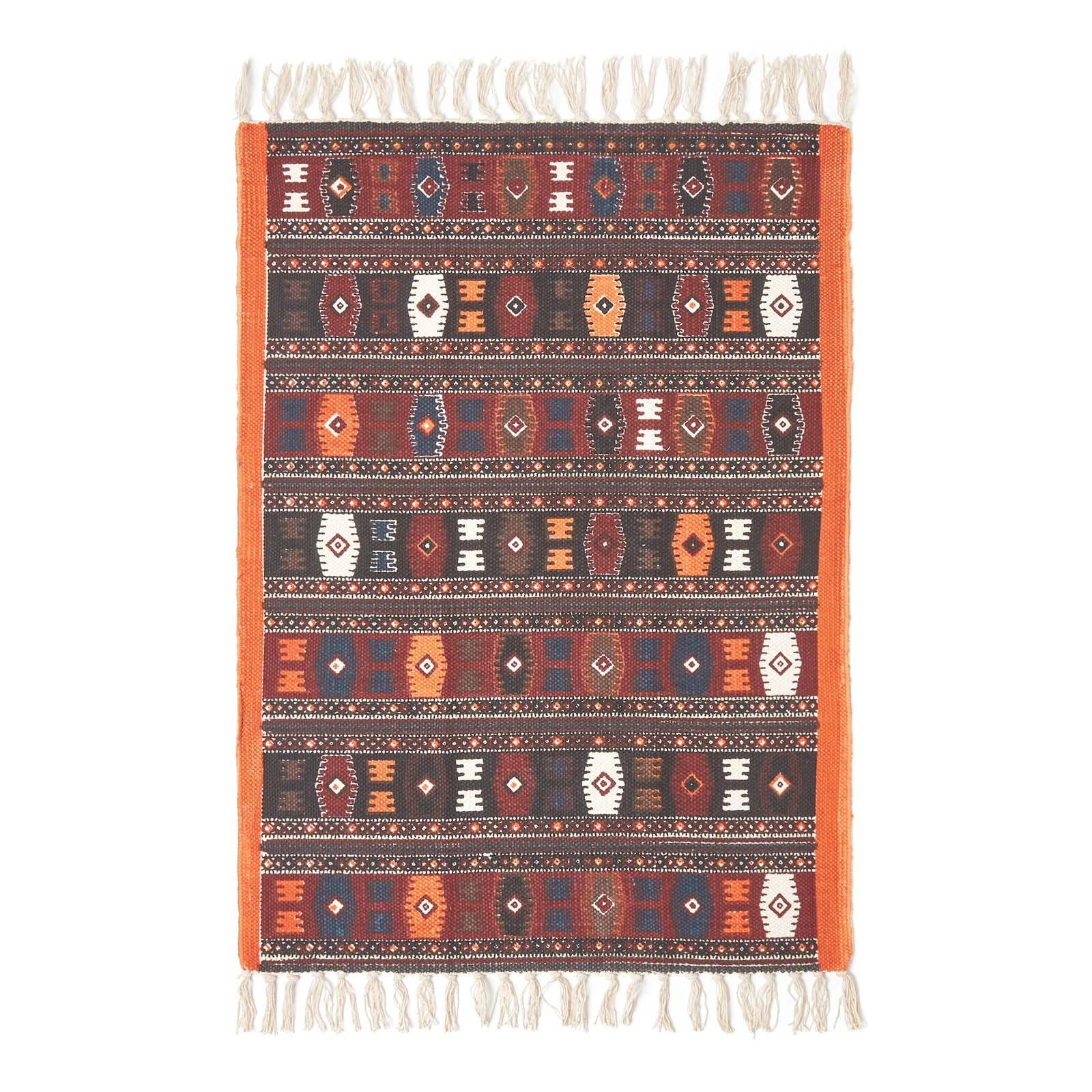 FLACHWEBETEPPICH Kelim-Muster 70/120 cm - Multicolor, Textil (70/120cm) - Homescapes