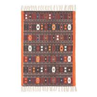 FLACHWEBETEPPICH Kelim-Muster 70/120 cm - Multicolor, Textil (70/120cm) - Homescapes