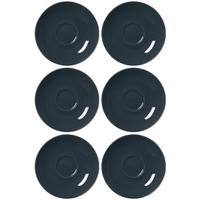 ESPRESSOUNTERTASSEN Doppio Anthrazit ø 12 cm 6er Set - Anthrazit, Keramik (12cm) - Ritzenhoff Breker