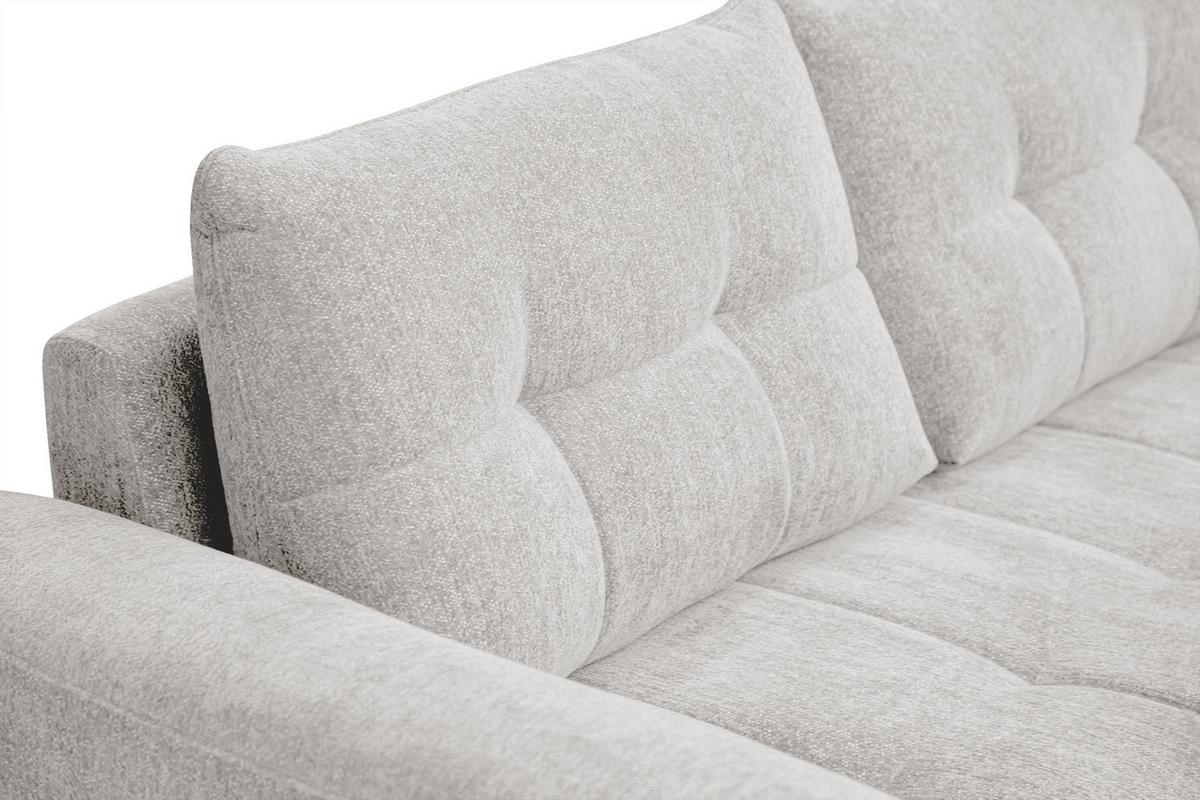 SOFA SALVINI 2,5-Sitzer, ecru - Ecru, Holz/Textil (206/88/99cm) - Wozimo