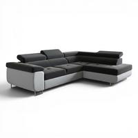 ECKSOFA Jade Mit Schlaffunktion - Grau, Holzwerkstoff/Textil (275/202cm) - Fun Möbel