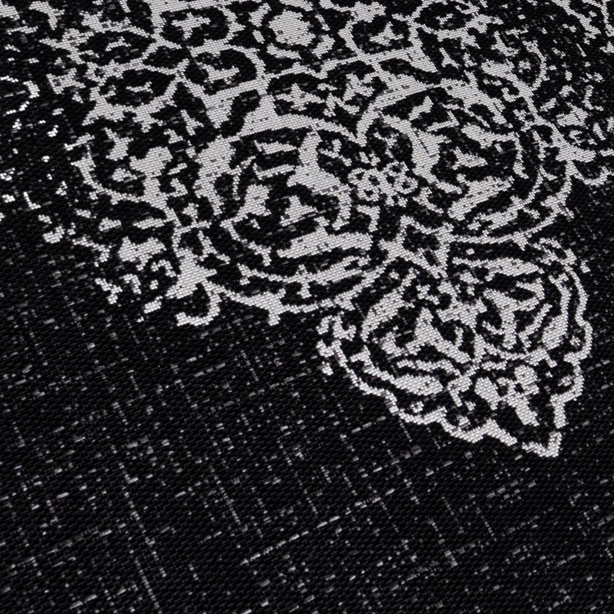 TEPPICH Outdoor SARNTAL in Schwarz, im Vintage-Stil, aus Polypropylen, 120 x 170 cm - Schwarz, Textil (120/170cm) - KADIMA DESIGN