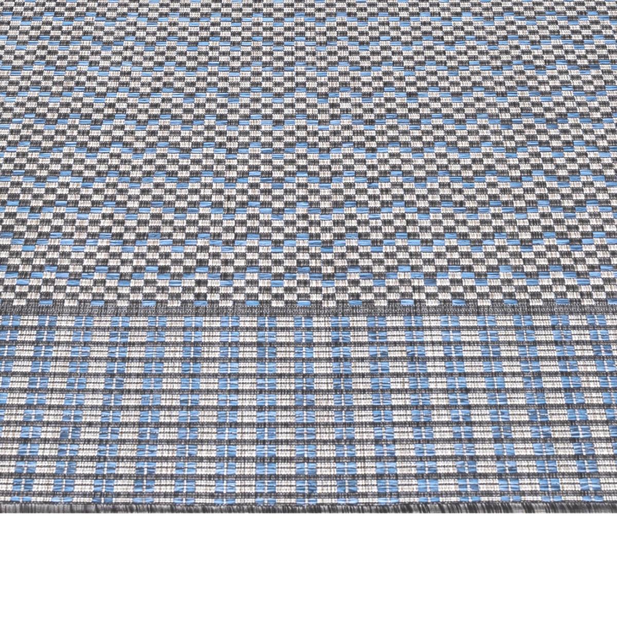 TEPPICH Outdoor SARNTAL in Grau, im Vintage-Stil, 120 x 170 cm - Grau, Textil (120/170cm) - KADIMA DESIGN
