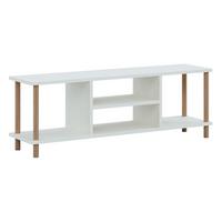 LOWBOARD Ærøskøbing - Weiß, Holz/Holzwerkstoff (120/43/29cm) - [en.casa]
