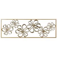 WANDDEKORATION Metall gold Cerium - Goldfarben, Metall (90/31/0.5cm) - Beliani
