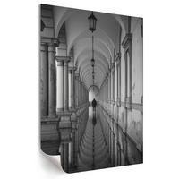 POSTER - 21x29 cm - Visual Echo - Architektonische Symmetrie - Schwarz, Textil (21/29.7/0.1cm) - TULUP