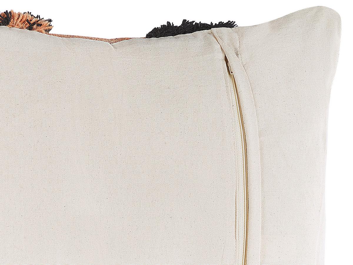 DEKOKISSEN Bunt 45/45 cm Mihalgazi - Multicolor, Naturmaterialien/Textil (45/45cm) - Beliani