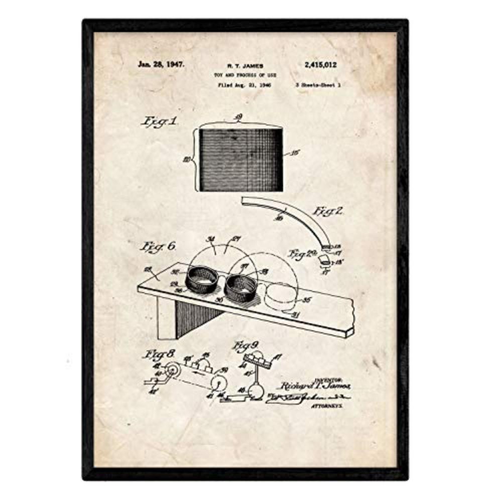 POSTER Toy Feder Patent 2 A3 Rahmenlos - Klar, Papier (29.7/5/42cm) - Nacnic