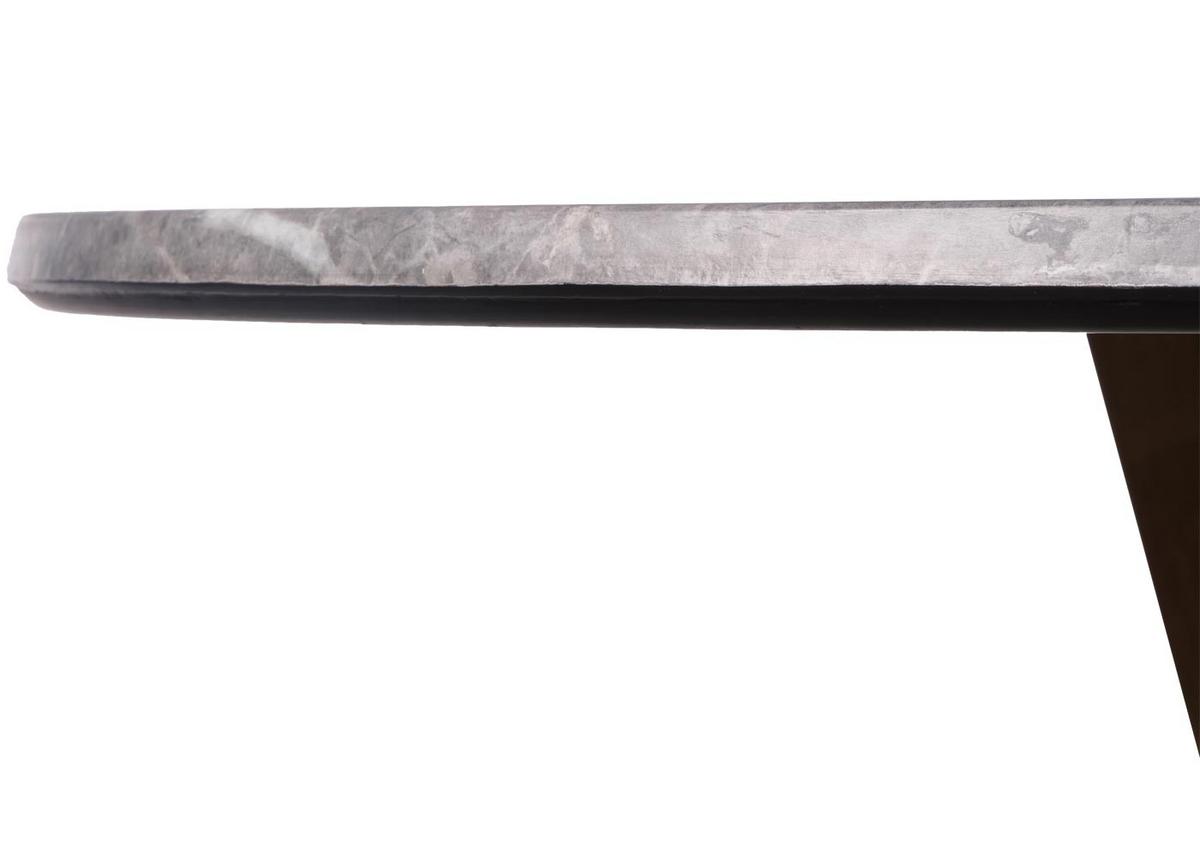BISTROTISCH -B rund Grau - Grau, Holz (92/92/76cm) - MCW