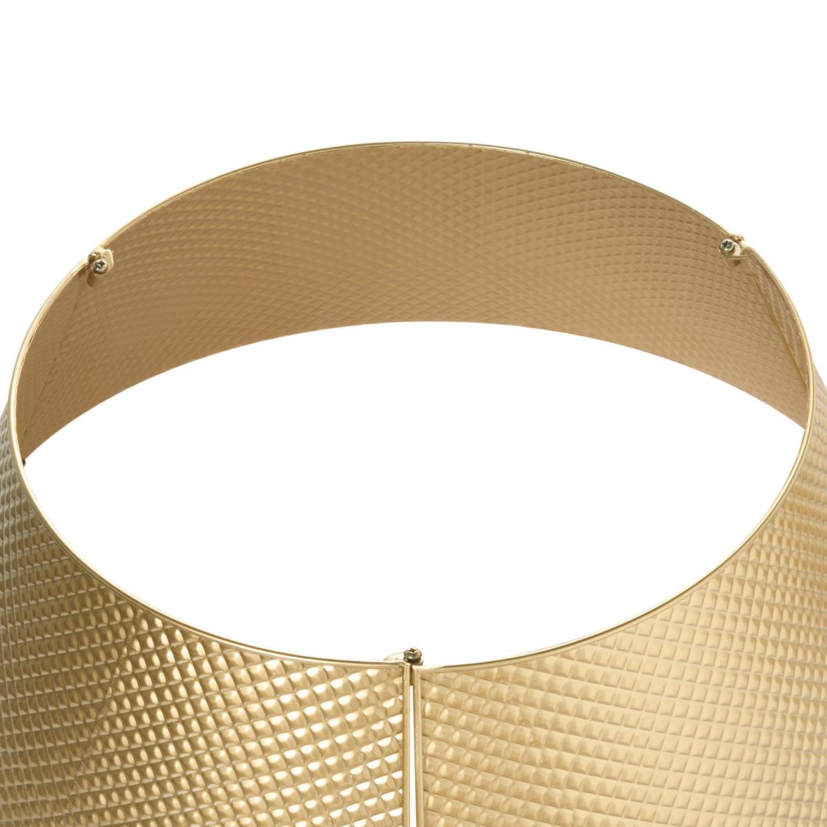 WEIHNACHTSBAUMKRAGEN 25 cm Gold Lapua - Goldfarben, Metall (25cm) - Beliani