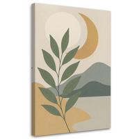 LEINWANDBILD Abstraktion 40x60cm - Beige, Textil (40/60cm) - Feeby