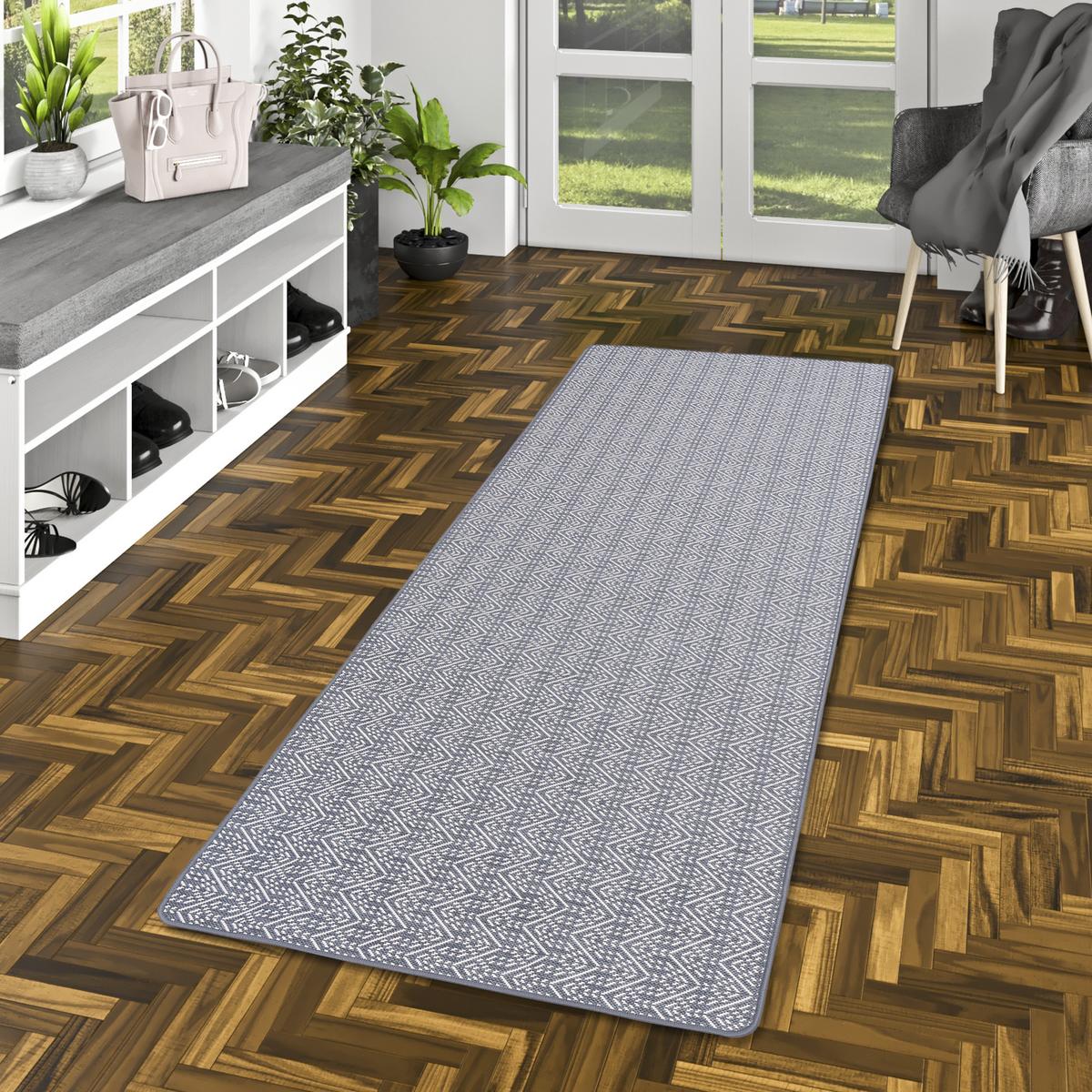 IN- UND OUTDOOR TEPPICH LÄUFER BEIDSEITIG CAPE COD - Anthrazit, Textil (80/160cm) - Snapstyle
