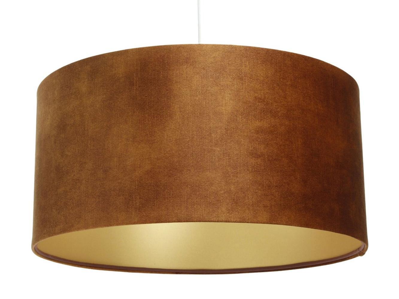 HÄNGELEUCHTE Gold 40/20 cm - Goldfarben/Braun, Kunststoff (40/0.4/20cm) - ONZENO