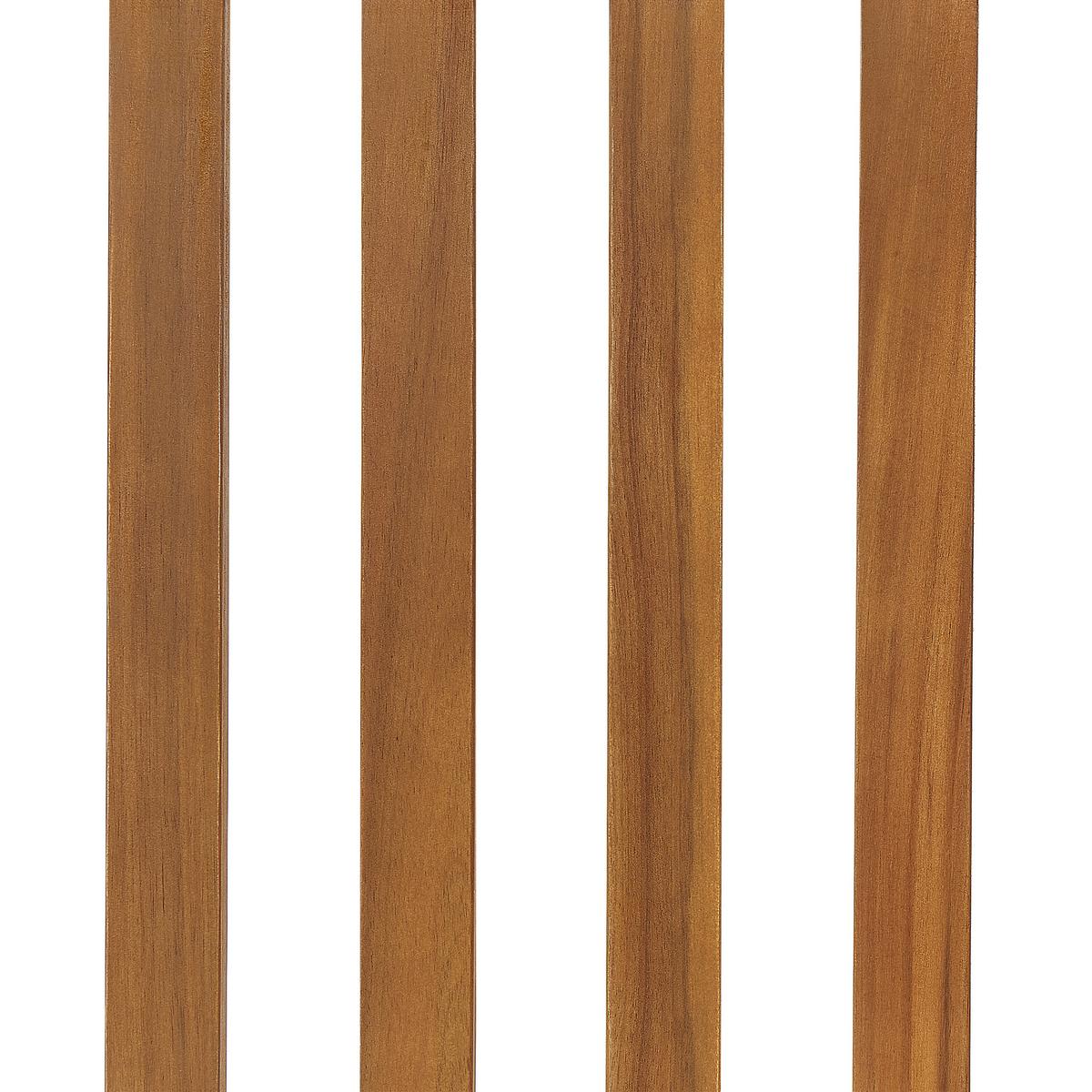 SCHAUKELSTUHL Akazienholz heller Holzfarbton Bojano - Hellbraun, Holz (66/110/77cm) - Beliani