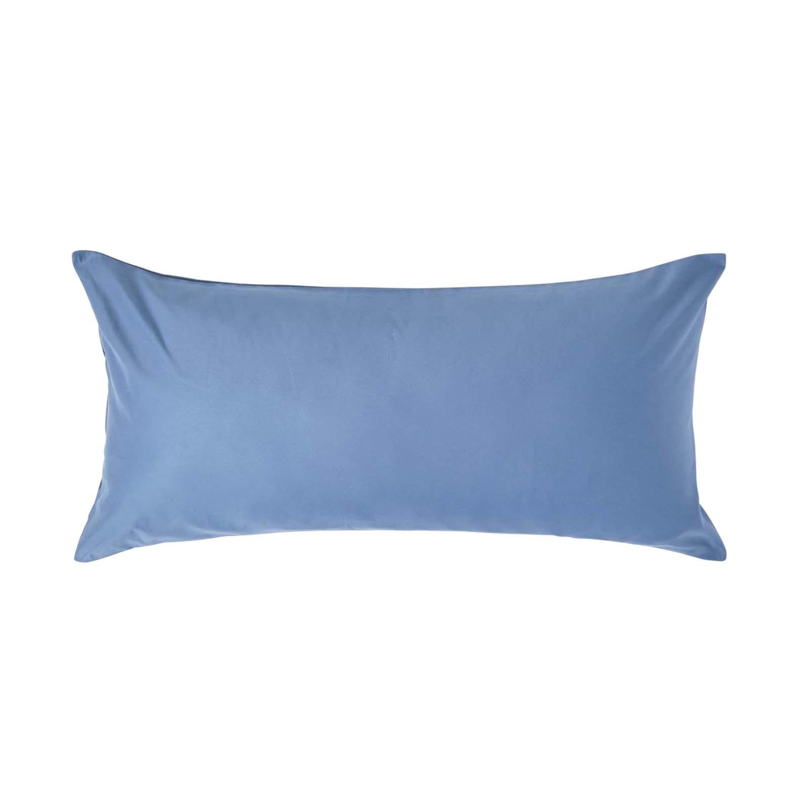 KISSENBEZUG Premium, Ägyptische Baumwolle, Fadendichte 1000 - Blau, Textil (40/80cm) - Homescapes