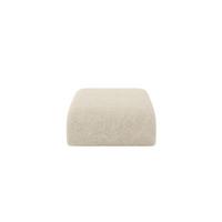 POUF MIRA-PUF 91x89x40 Creme cm Velours Modular Sitzhocker - Creme/Schwarz, Holzwerkstoff/Kunststoff (91/40/89cm) - ALTDECOR