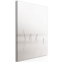 KUNSTDRUCK Grau 40/60 cm - Schwarz/Grau, Textil (40/60cm) - KUNSTLOFT