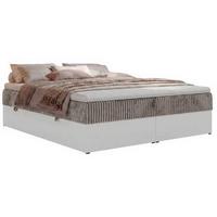 BOXBETT TRAVIT ZERO 200/200 - Hellbraun Cord - Topper Visco - H3 - Hellbraun/Schwarz, Kunststoff/Textil (200/200cm) - MKS
