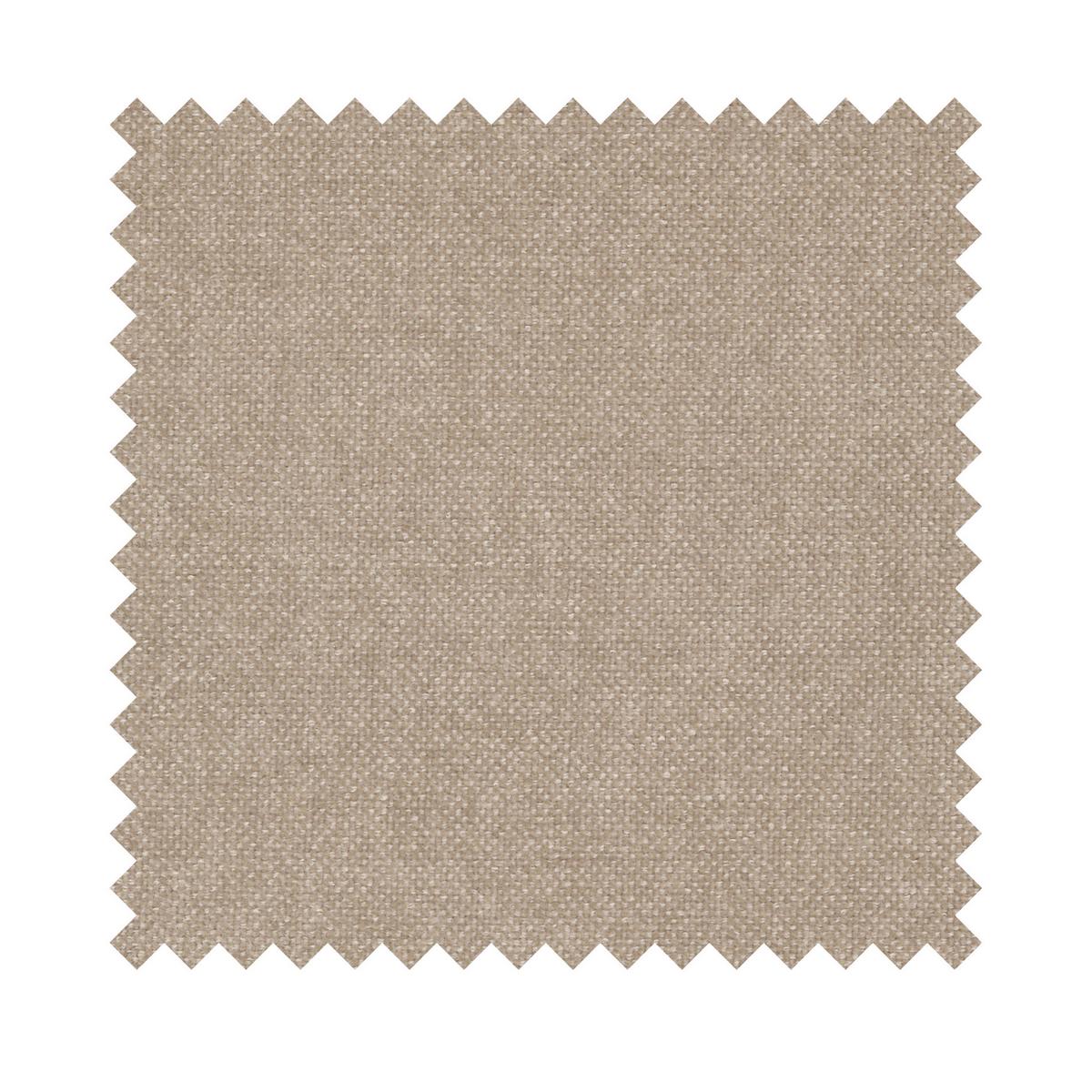 ECKSOFA Carnos Mini Beige Chenille - Beige/Schwarz, Kunststoff/Textil (164/238cm) - Selsey