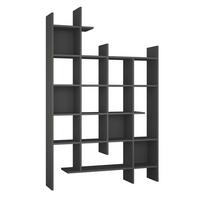 REGAL 18 Fächer H188 cm - Manco - Anthrazit, Holzwerkstoff (25.5/188/12cm) - Calicosy