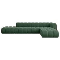 ECKSOFA modulares Sofa Zuvon-L2 - 387x177x70 cm Grün - Grün, Holzwerkstoff/Textil (387/177cm) - ALTDECOR