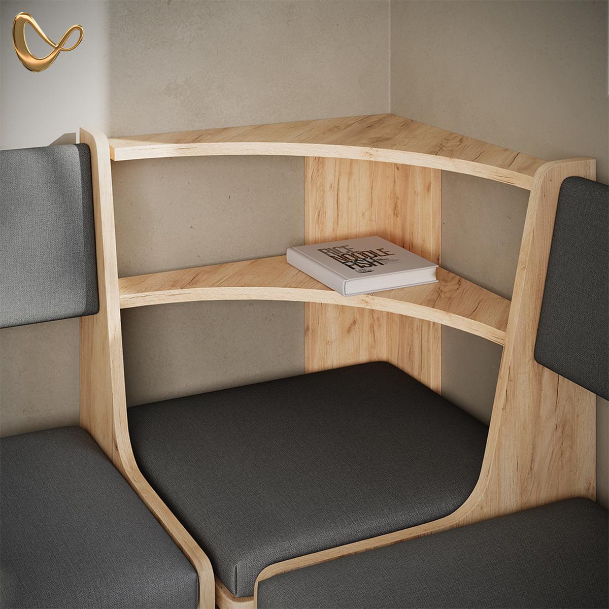 ESSZIMMER-ECKBANK Tiberio Sandeiche 43.5 x 43.5 cm - Sonoma Eiche, Holzwerkstoff (43.5/43.5cm) - Livinity®