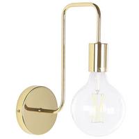 WANDLEUCHTE Savena 23/23/32 cm - Goldfarben, Metall (23/32/23cm) - Beliani