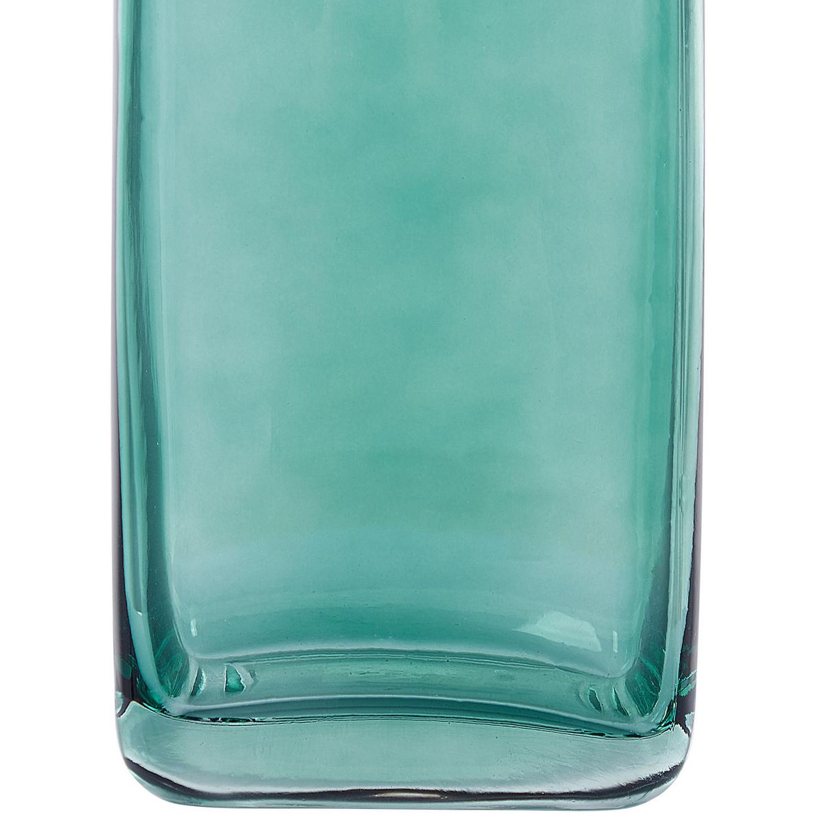 BLUMENVASE Glas grün Merbaka - Grün, Glas (26cm) - Beliani