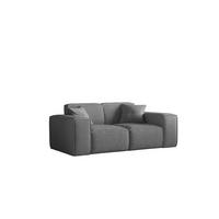 SOFA Celes Premium 2-sitzer Ascot Bukla - Graphitfarben, Holzwerkstoff/Textil (186/73/88cm) - Fun Möbel
