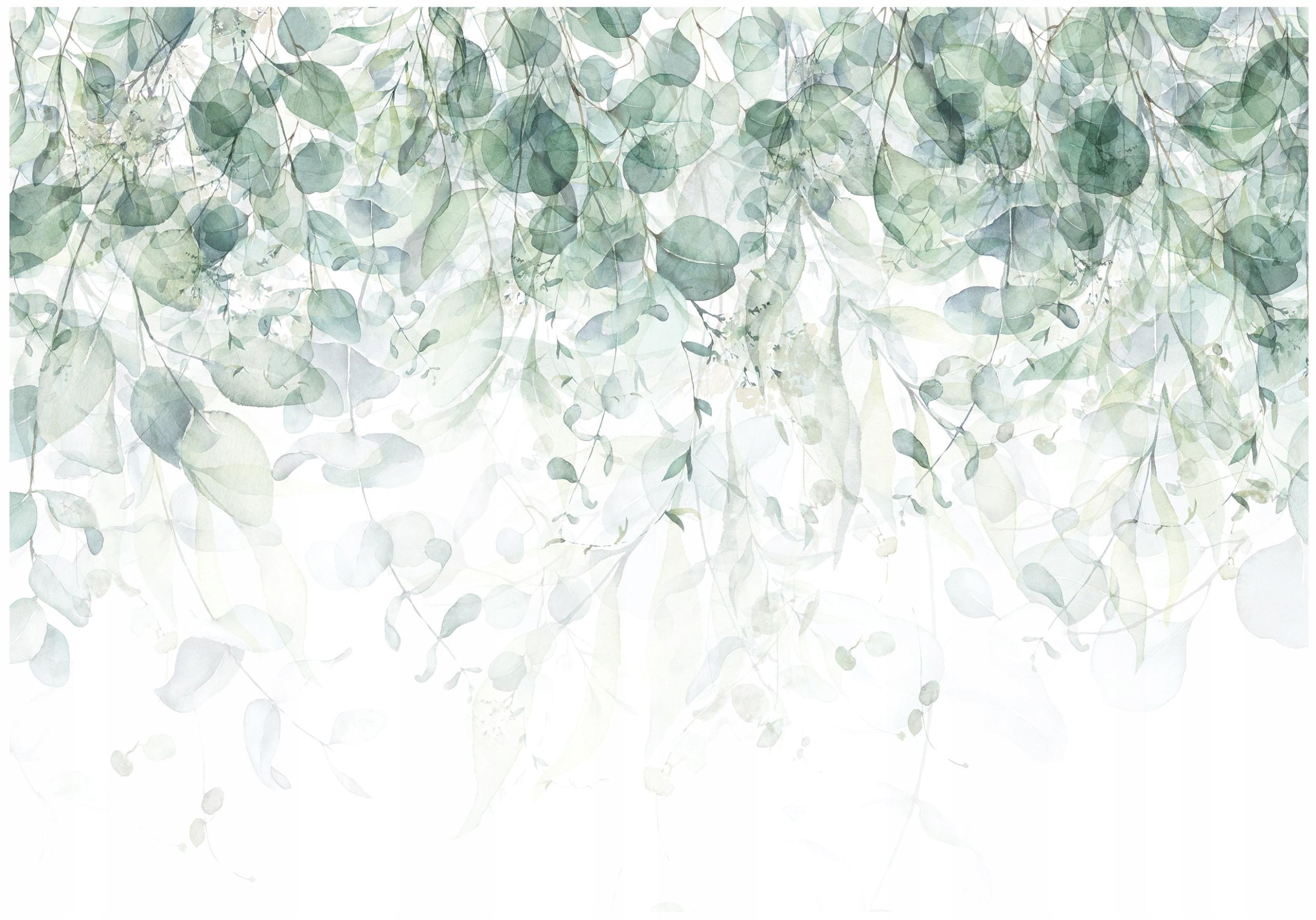 FOTOTAPETE Blätter Natur 400x280 - Multicolor, Papier (400/280cm) - Wallarena
