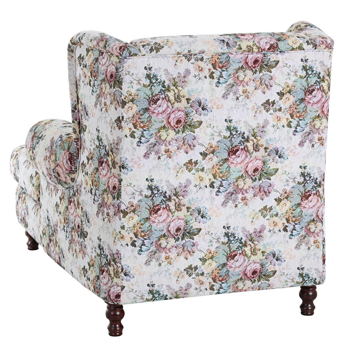SESSEL XXL Karley Bezug Flachgewebe Buche nussbaum dunkel / rosé - Rosa, Kunststoff (103/103/149cm) - 58aufmkessel