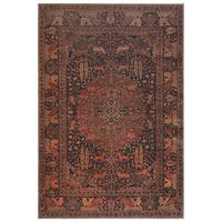 TEPPICH Waschbar HURST, orientalisch mit Medaillon, aus Polyester, Rot, 152 x 230 cm - Rot, Textil (230/152cm) - KADIMA DESIGN