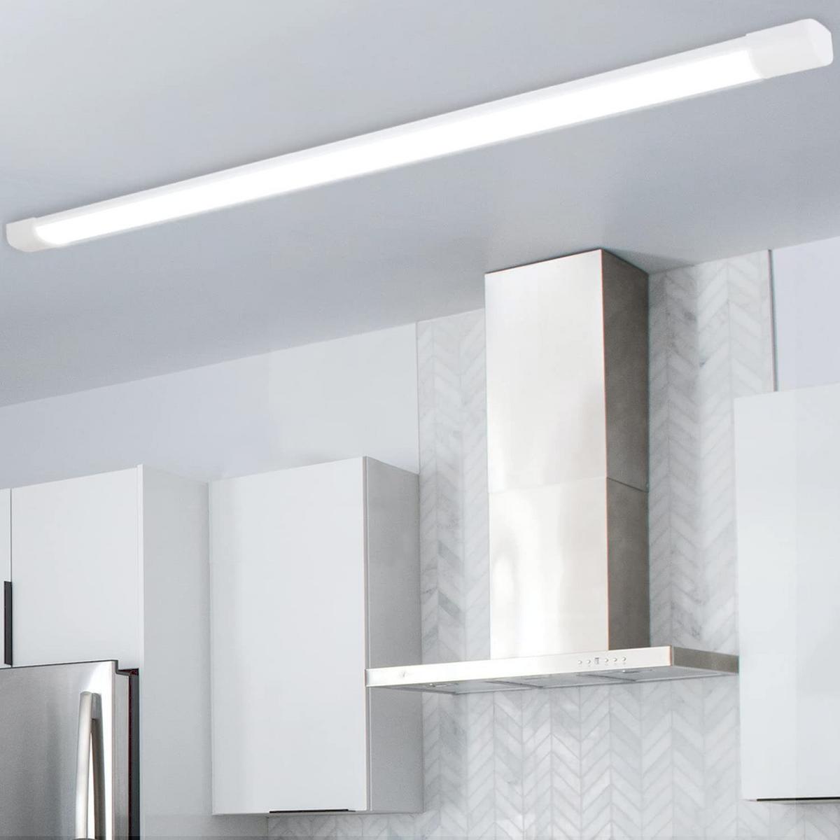 LED-DECKENLEUCHTE 120/5.7/2.6 cm - Weiß, Kunststoff (120/5.7/2.6cm) - ZMH