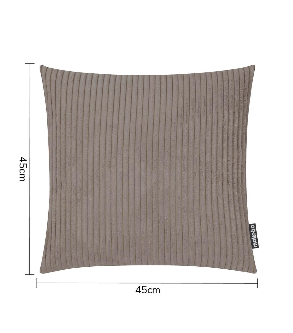 DEKOKISSEN SET Die Kuschelbuddies - Anthrazit, Textil (45/45cm) - Mokebo