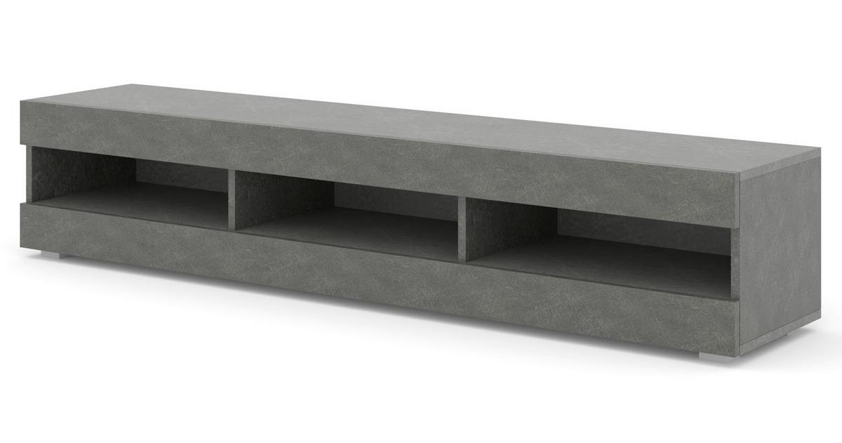 TV LOWBOARD Matera Grau 160/32/35 - Grau, Holzwerkstoff (160/32/35cm) - RAUMHIRSCH FURNITURE
