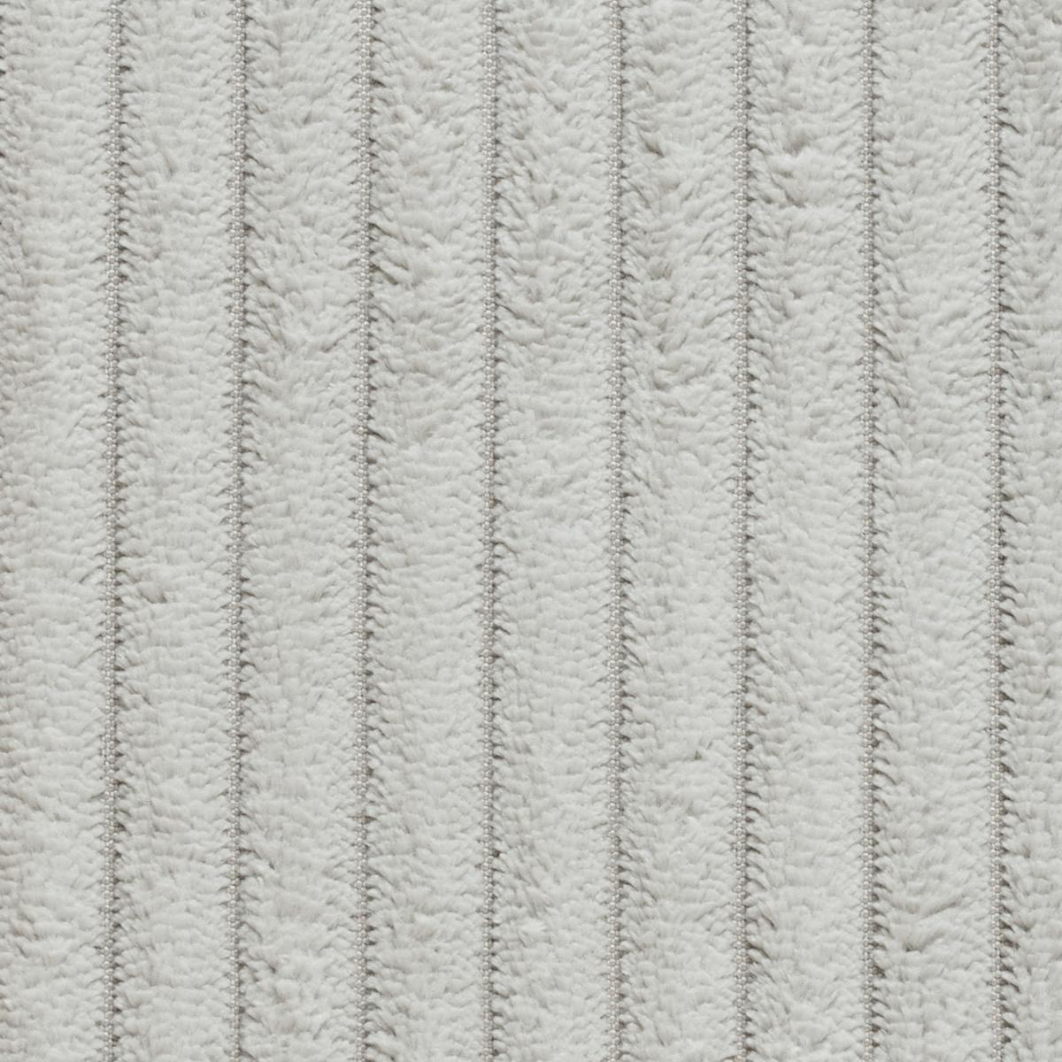 SOFA 3-SITZER MADELINE Hellgrau Cord - Hellgrau/Schwarz, Textil (290/85/127cm) - KAWOLA