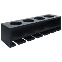 WEINREGAL Schwarz - Schwarz, Holz (48/12/12cm) - MCW