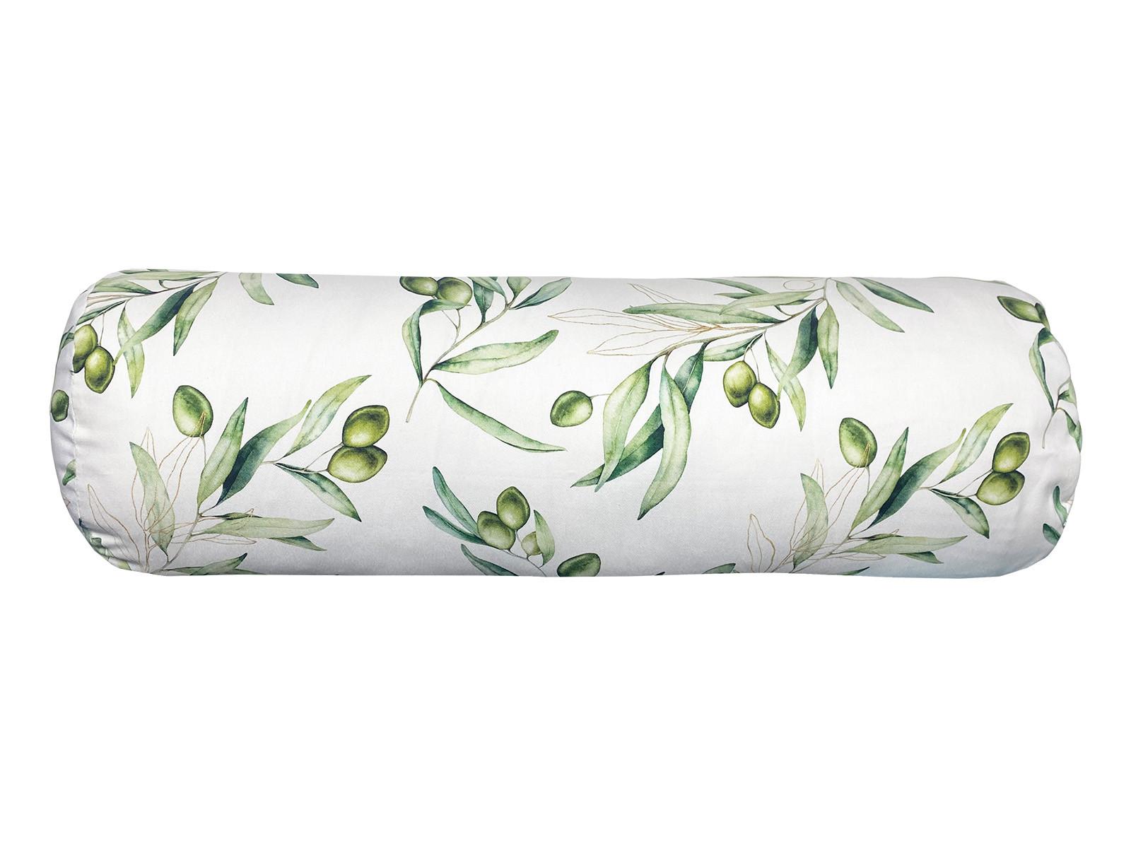 XL-ROLLENHÜLLE Italy Collection Oliven 25/70 cm - Ecru/Multicolor, Textil (25/70cm) - beties Heimtextil