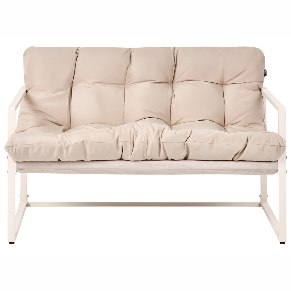 LOUNGE-SET Beige Garda - Beige, Metall - Beliani