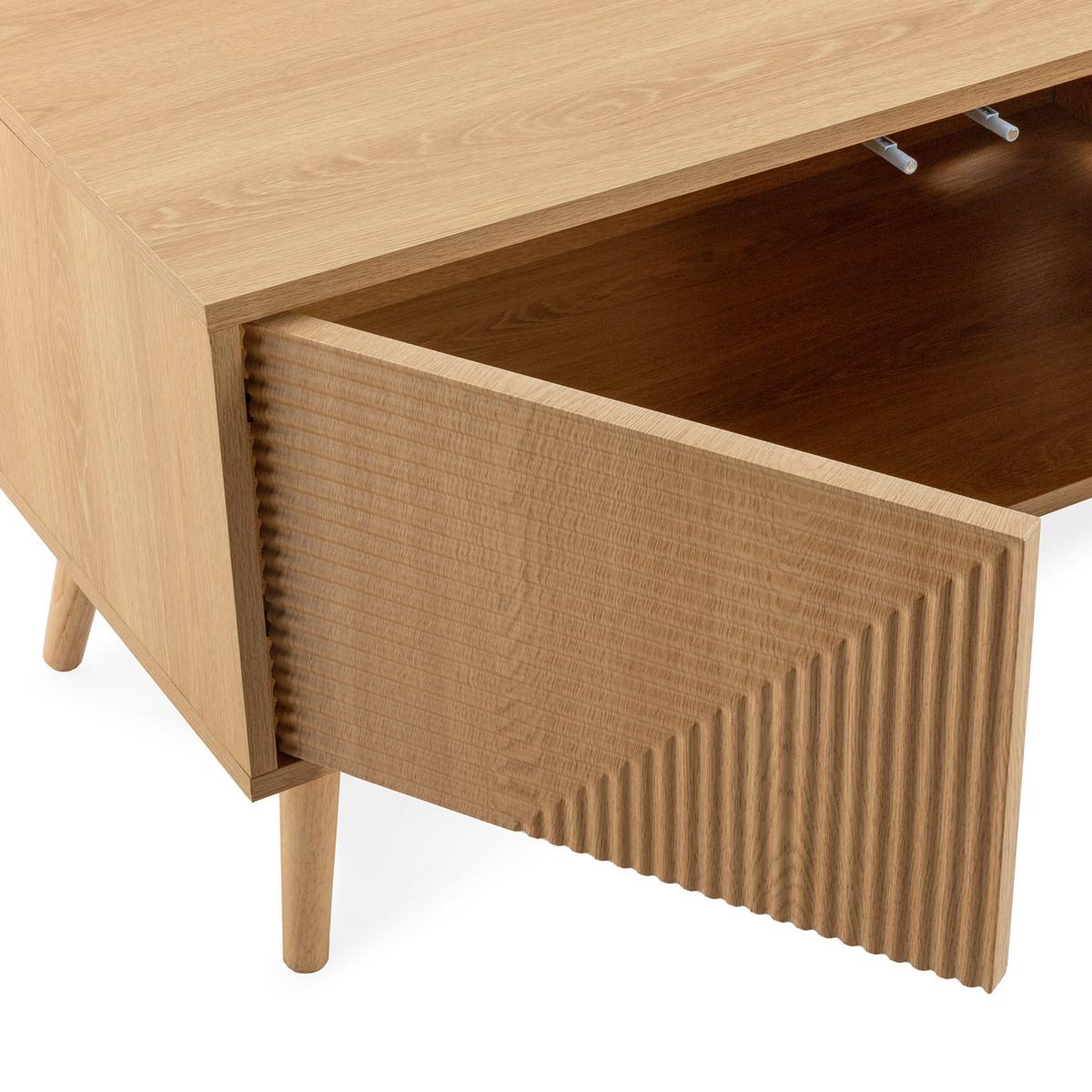 TV-ELEMENT Telmo 4 türen Eichenfarbe 160 cm - Honigeiche, Holzwerkstoff (160/45/40cm) - VS Venta-stock