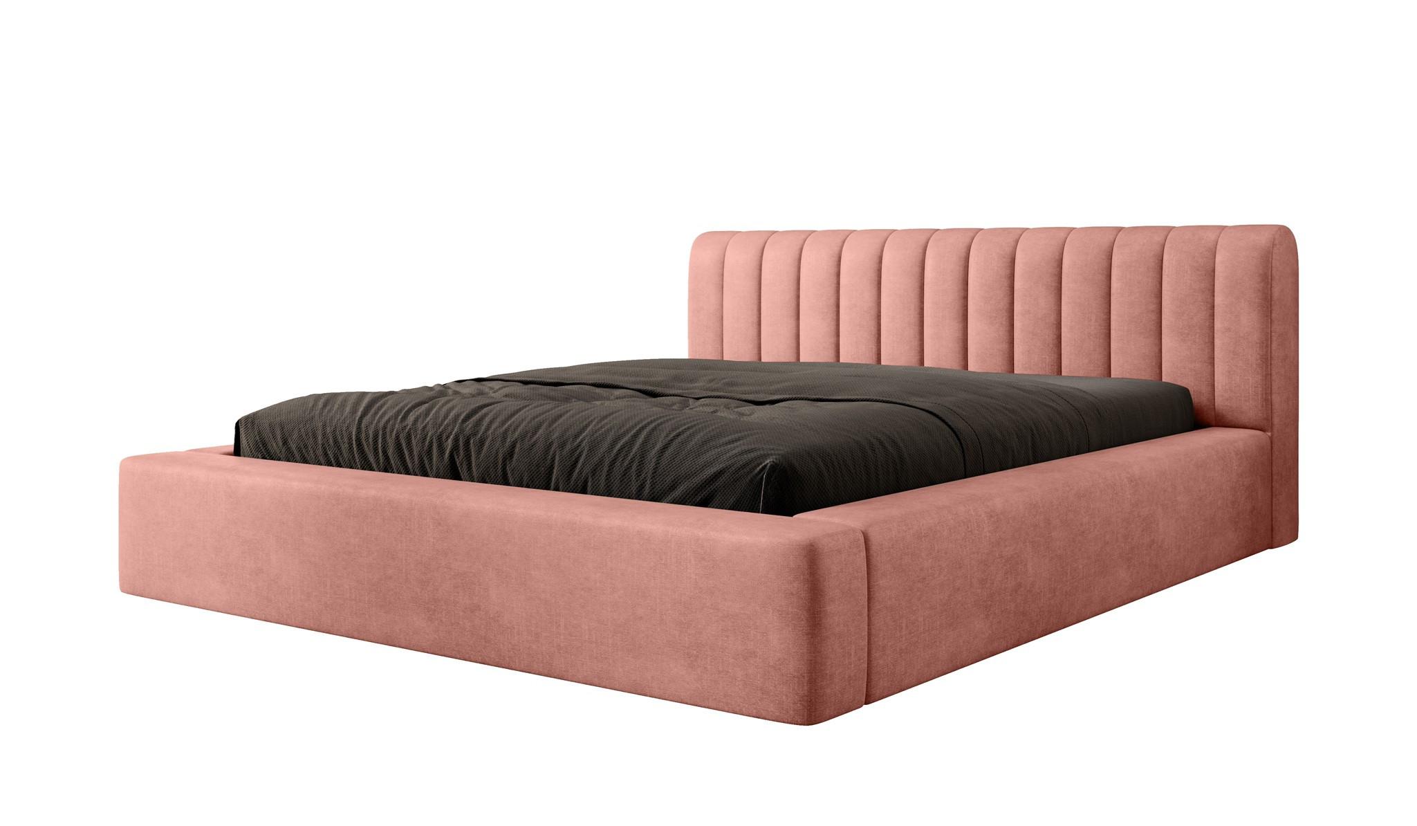 POLSTERBETT Peoria In Macau - Rosa, Holzwerkstoff/Textil (140/200cm) - Fun Möbel
