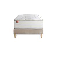 BETT Le Douillet Memory-Schaum 90 x 200 cm h1 - Kit Bettgestell Beige - Beige, Karton/Holz (90/200cm) - Marmottes & Co